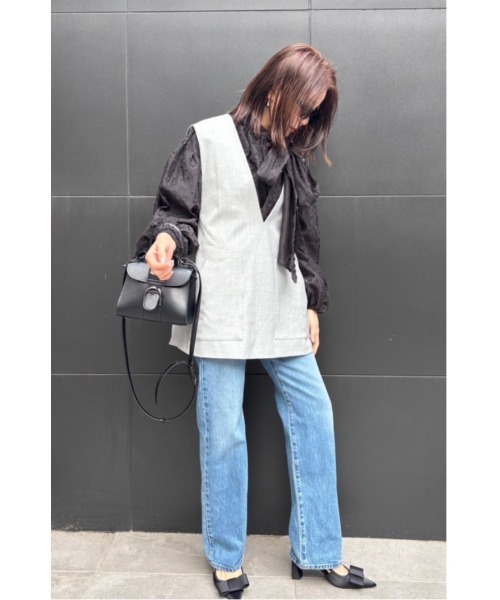 Day and Grade（デイアンドグレイド） ベスト ジレ 「深Vネック