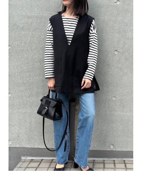 Day and Grade（デイアンドグレイド） ベスト ジレ 「深Vネック