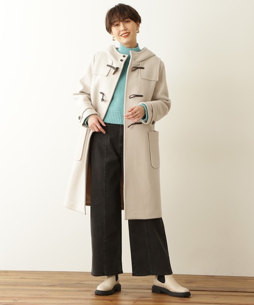 「N.(N. Natural Beauty Basic)」 ダッフルコート MEDIUM ネイビー レディース_画像2