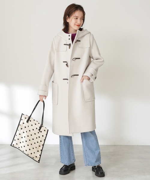 「N.(N. Natural Beauty Basic)」 ダッフルコート MEDIUM ネイビー レディース_画像5