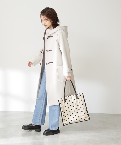 「N.(N. Natural Beauty Basic)」 ダッフルコート MEDIUM ネイビー レディース_画像6