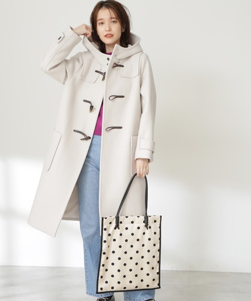 「N.(N. Natural Beauty Basic)」 ダッフルコート MEDIUM ネイビー レディース_画像8