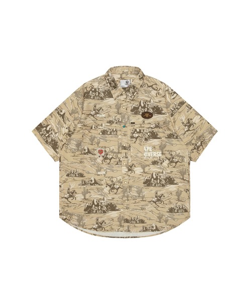 AAPE BY A BATHING APE シャツ SHORT SLEEVE SHIRT メンズ