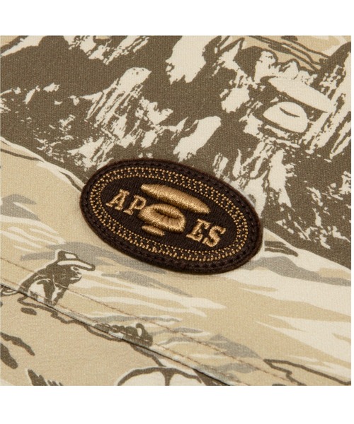 AAPE BY A BATHING APE ジャケットシャツ A BATHING APE EMBROIDERY OPEN COLLAR SS SHIRT – happyjagabee