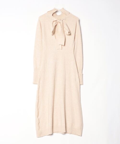 「DRWCYS」 ニットワンピース FREE ベージュ レディース_画像2