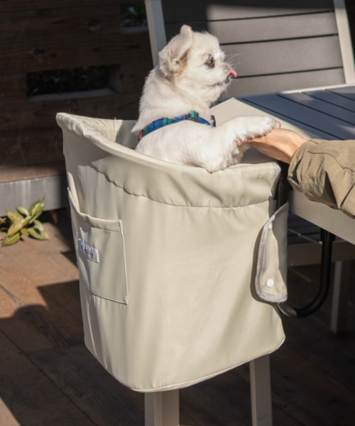 ペット マット テーブルにつける 愛犬用ベッド 「わんぽっけ」/Mサイズ