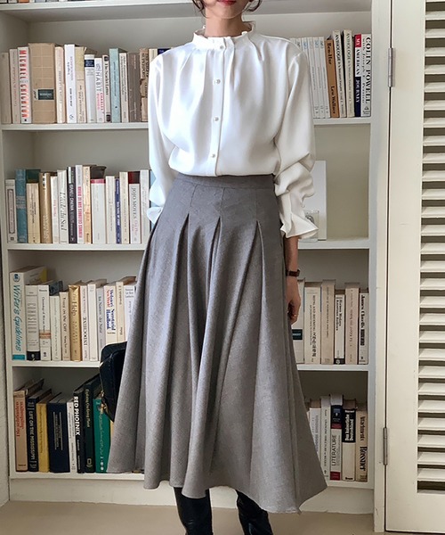 ブラウス シャツ パールボタンタックブラウス レディース : ZOZOTOWN