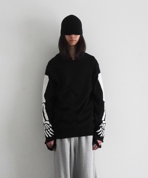 KUDOS セーター ニット kudos SKELTON KNIT PULLOVER メンズ
