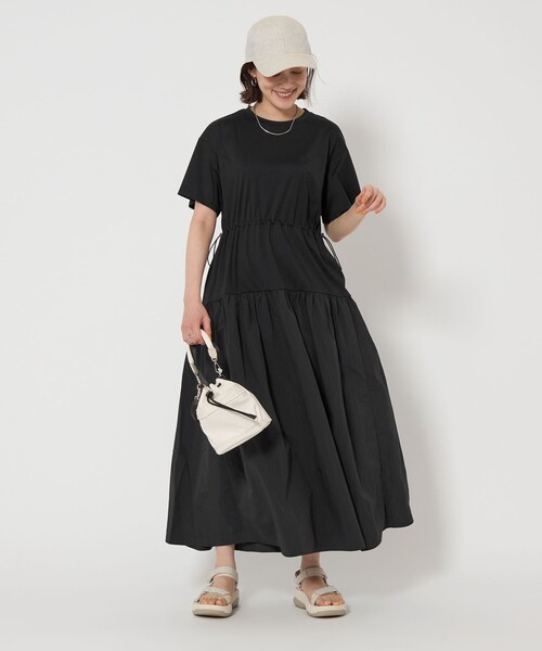 green label relaxing ワンピース タフタ ドッキング : ZOZOTOWN