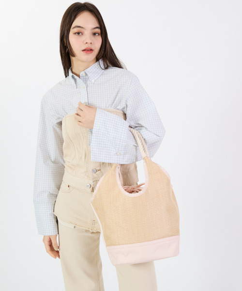 LeSportsac（レスポートサック） トートバッグ LG DIAMOND TOTE ピーチ