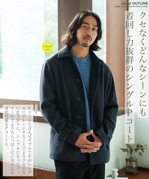 「JIGGYS SHOP」 ピーコート LARGE ブラウン系その他 メンズ_画像2