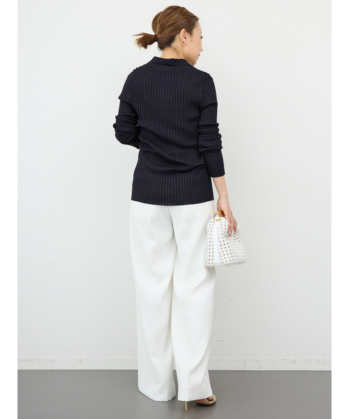 6/20まで限定★Deuxieme ICE Poloshirtニットカーディガン Deuxieme Classe ニット セーター ICE Poloshirt ニット