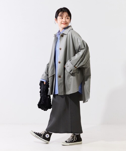 FREAK'S STORE ブラック トレンチコート F FREAK'S STORE 「FREAK'S STORE」 トレンチコート フリ
