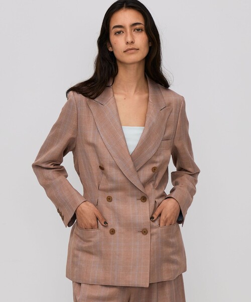 BACCA（バッカ） ジャケット テーラードジャケット レーヨンリネン