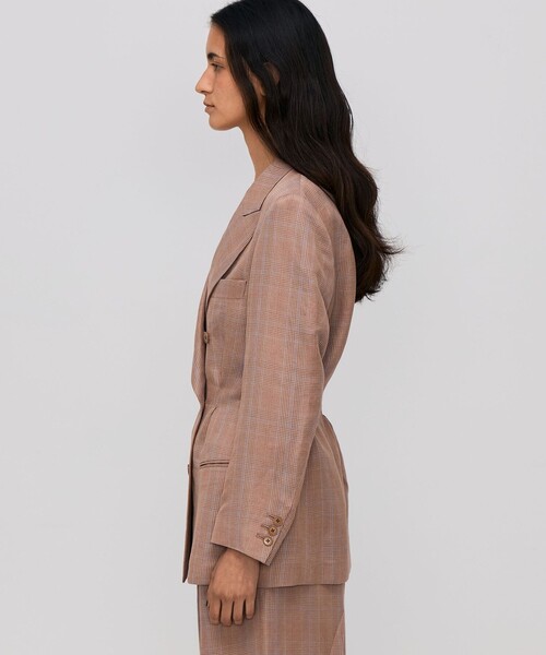 BACCA（バッカ） ジャケット テーラードジャケット レーヨンリネン