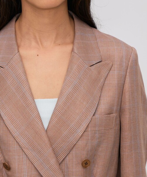 BACCA（バッカ） ジャケット テーラードジャケット レーヨンリネン