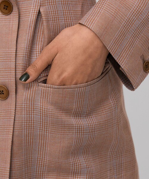 BACCA（バッカ） ジャケット テーラードジャケット レーヨンリネン