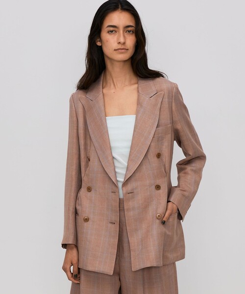 BACCA（バッカ） ジャケット テーラードジャケット レーヨンリネン