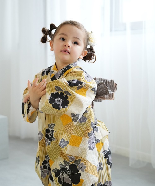 美品 utatane ウタタネ 浴衣 帯 セット 黄色 兵児帯 レトロ イエロー 美品 utatane ウタタネ 浴衣 帯 セット 黄色 兵児帯 レトロ