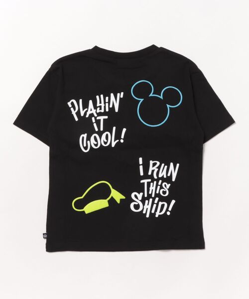 Disney（ディズニー） tシャツ 「綿100％」親子お揃い 発泡ネオン