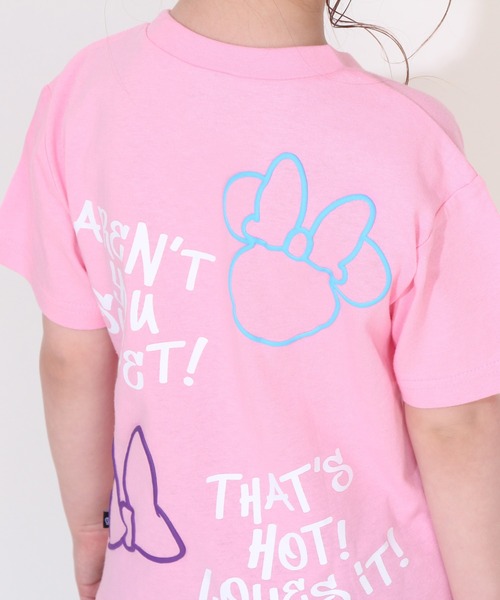 Disney（ディズニー） tシャツ 「綿100％」親子お揃い 発泡ネオン
