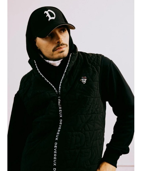 新品タグ付【デヴァローゴルフ】DVRX中綿キルトFull Zip ジャケット M DEVEREUX GOLF ベスト ジレ DVRX中綿キルトFull Zip Vest メンズ