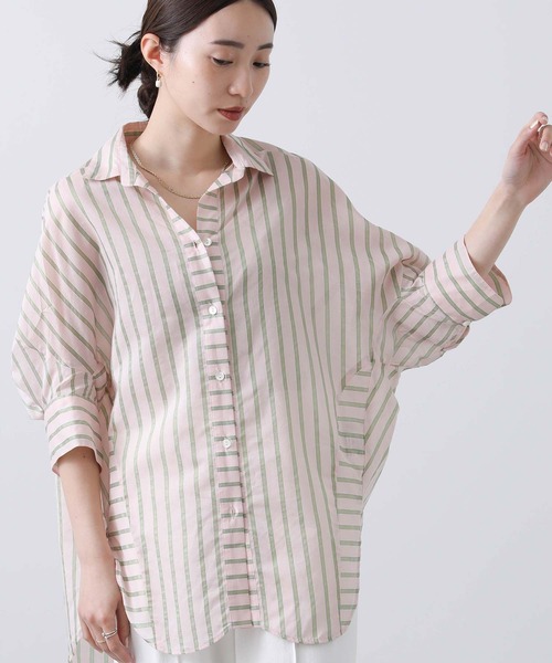 「Gready Brilliant」 「Lillia mu」ドルマンスリーブシャツ FREE ピンク レディース