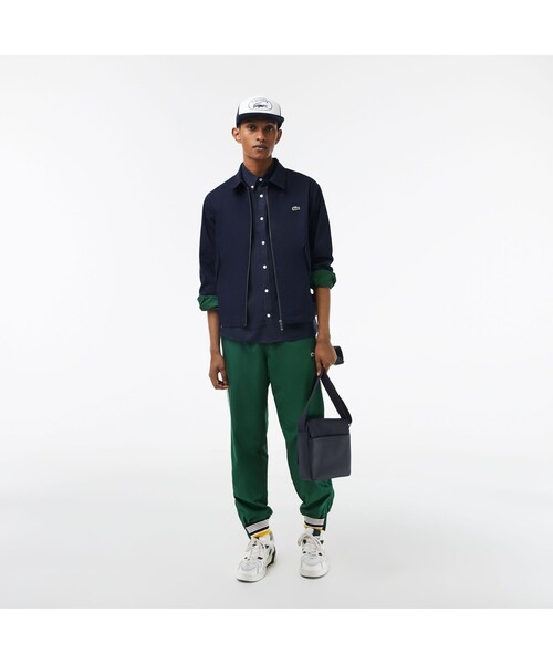 LACOSTE 「LACOSTE」 ジップアップブルゾン 48 ネイビー メンズ
