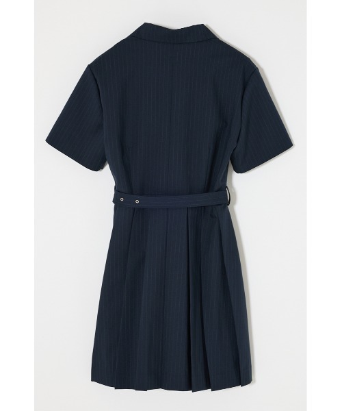 MOUSSY BLAZER PLEATS ミニドレス　サイズ1 ネイビー MOUSSY | BLAZER PLEATS ミニドレス (ワンピース(ミニ