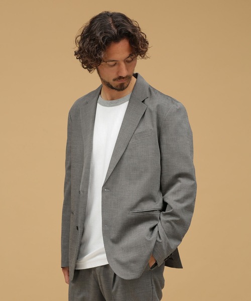 NANO universe【美品】セットアップ スーツ グレー XL 楽天市場】【SALE／50%OFF】「Damerino」フレキシブルツイル