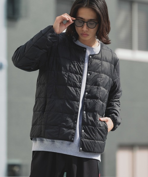 TAION（タイオン） ダウンジャケット ダウン MENS CREW NECK DOWN