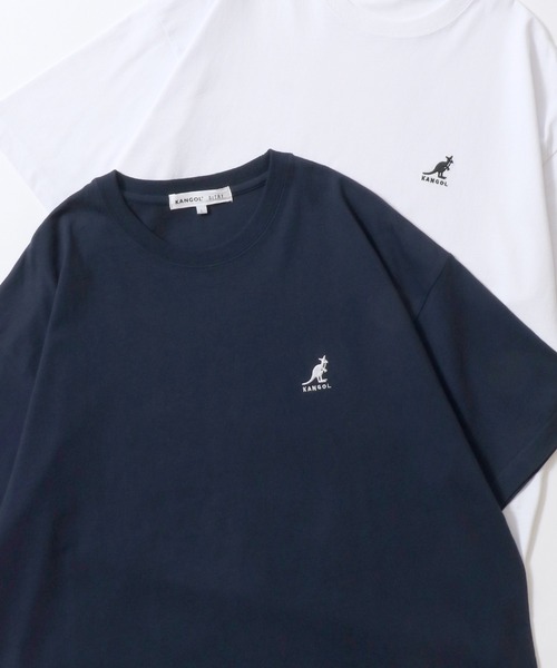 KANGOL - ユーズド  レディースTシャツ kangol KANGOL tシャツ KANGOL/カンゴール 別注 ロゴ ワンポイント刺繍