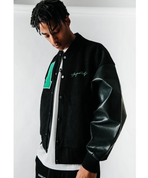 A FEW GOOD KIDS（アフューグッドキッズ） スタジャン L ブラック