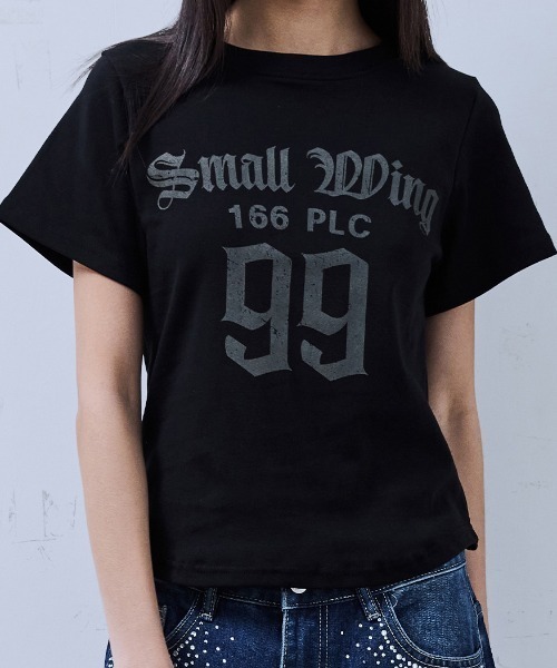 tシャツ A'GEM/9 × .kom 「PLACE STUDIO/プレイススタジオ」 Vintage Graphic Fit Semi-Round