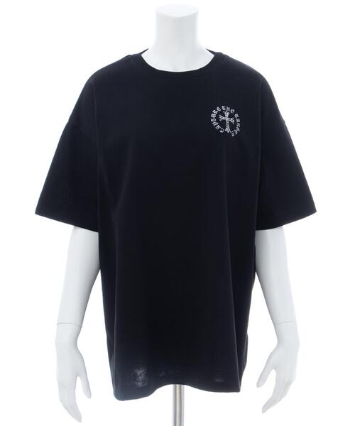INGNI（イング） tシャツ 半袖 バックラインストーンクロスロゴ