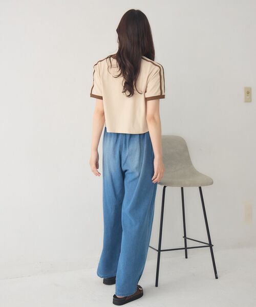 【♡出品】 RETROGIRL tシャツ フロッキーロゴリンガーTEE レディース