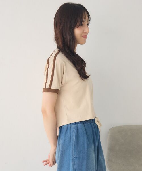 RETROGIRL tシャツ フロッキーロゴリンガーTEE レディース