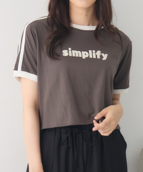 【♡出品】 RETROGIRL tシャツ フロッキーロゴリンガーTEE レディース