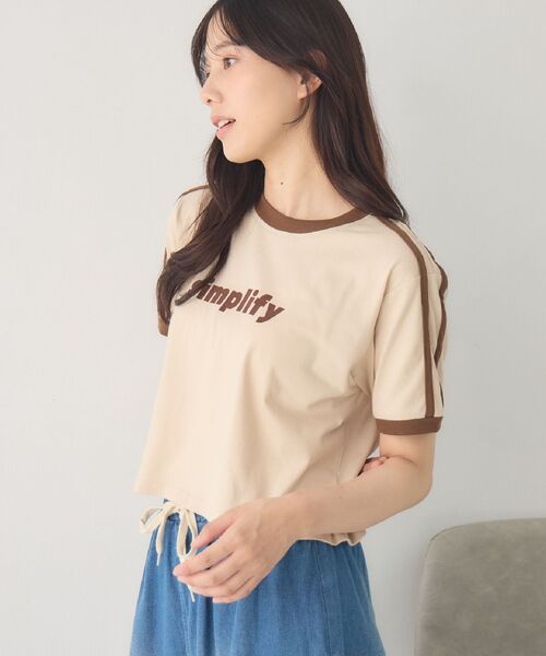 【♡出品】 RETROGIRL tシャツ フロッキーロゴリンガーTEE レディース