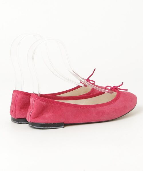 「Repetto」 リボンバレエシューズ 36.5 ピンク レディース