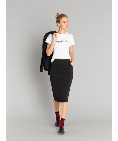 「agnes b.」 半袖Tシャツ 2 ホワイト レディース