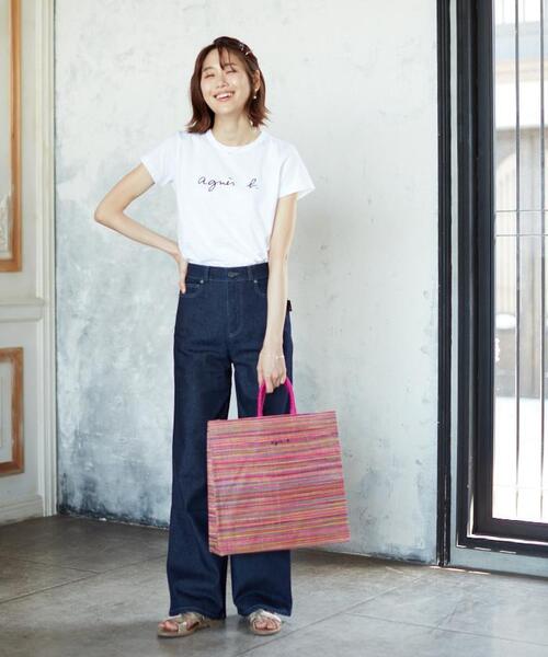 「agnes b.」 半袖Tシャツ 2 ホワイト レディース