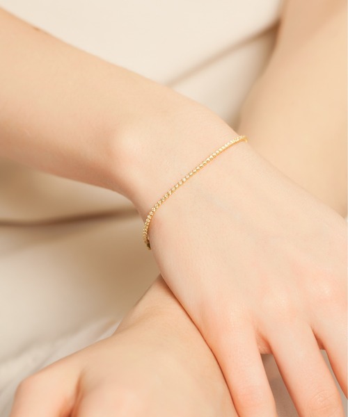 Jewel closet by L&Co. ブレスレット K18 テニスブレスレット 1.0ct