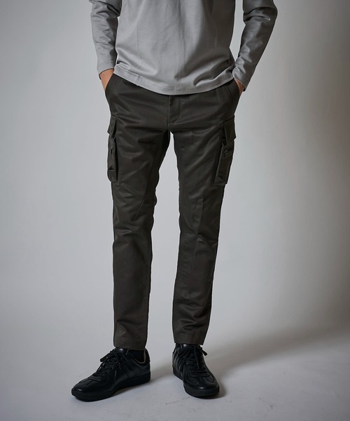 TETE HOMME（テット オム） カーゴパンツ 「WEB限定」スリムシルエット