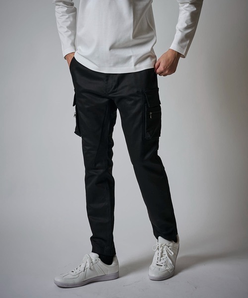 TETE HOMME（テット オム） カーゴパンツ 「WEB限定」スリムシルエット