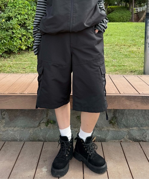 パンツ アソートカーゴハーフパンツ レディース メンズ : ZOZOTOWN