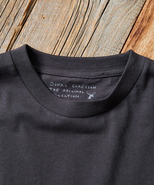 「Jonas Claesson」 半袖Tシャツ MEDIUM イエロー メンズ