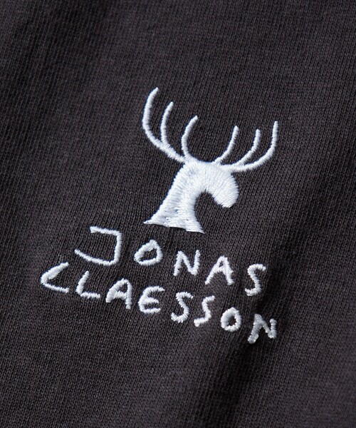 「Jonas Claesson」 半袖Tシャツ MEDIUM イエロー メンズ