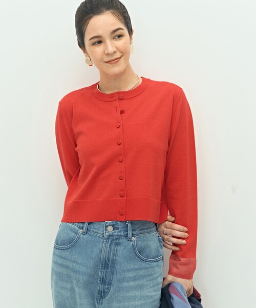 カーディガン FROZZEEクルーネックカーディガン レディース A part by｜FROZZEEクルーネックカーディガン | Rakuten Fashion