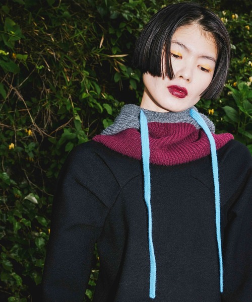 OMMO（オーエムエムオー） ニット帽 ニットキャップ RIB KNIT